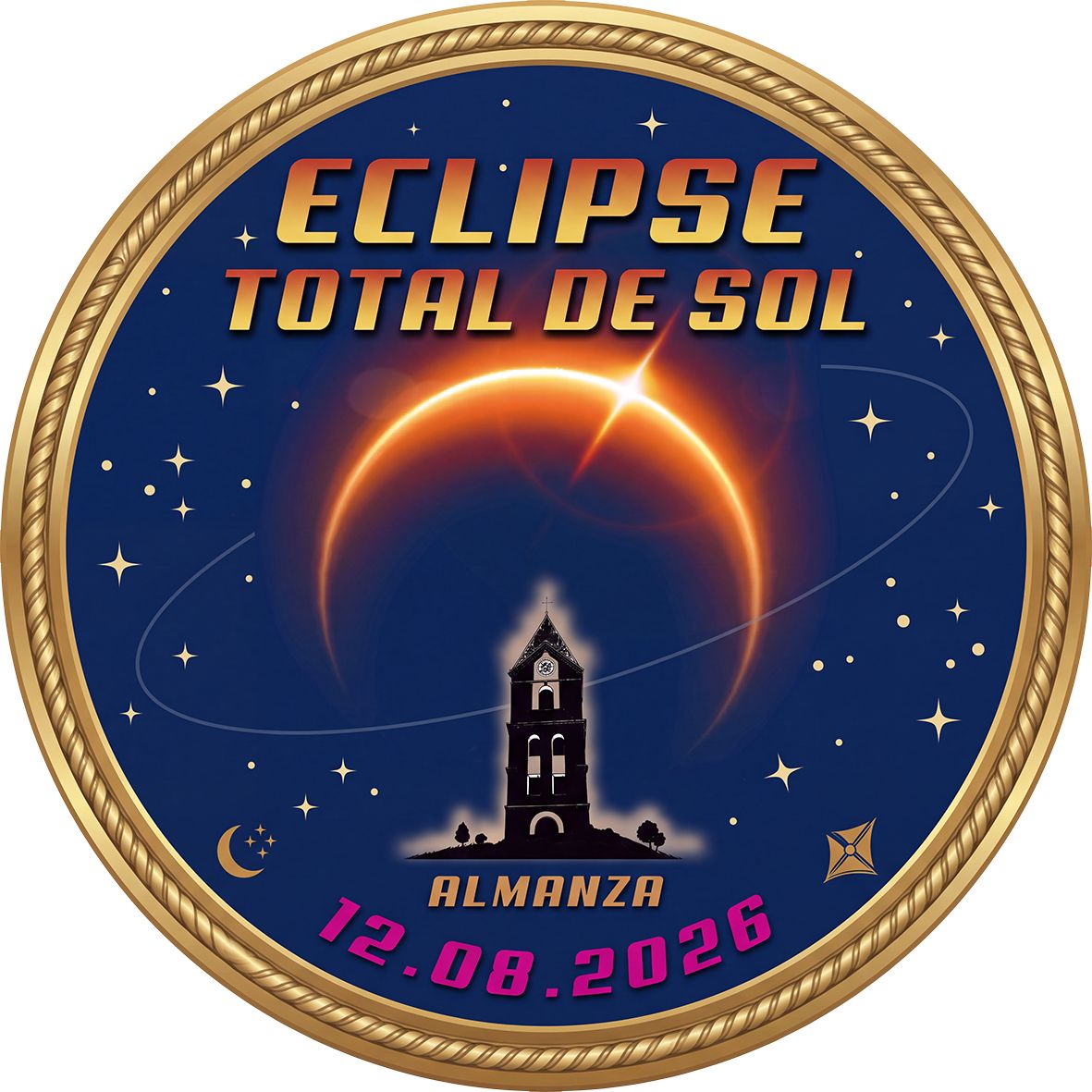 Adhesivo de vinilo con escudo 10 cm